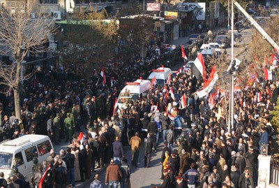 Crowds Condemn Terrorist Attack, Syria to Respond with “Iron Fist”