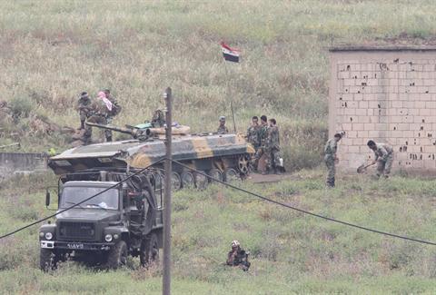 Syrian army deploys on the border with Lebanon at Wadi Khaled point