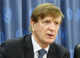 UN humanitarian coordinator Maxwell Gaylard