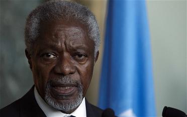 UN envoy to Syria Kofi Annan