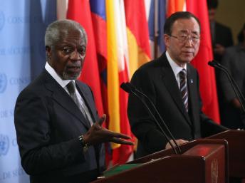 Annan, Ban Visit Russia, China with Syrian Crisis on Agenda
