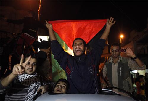 Gazans Celebrate Victory