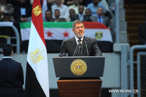 Egypt’s Mursi Cuts Ties with Syrian Arab Republic
