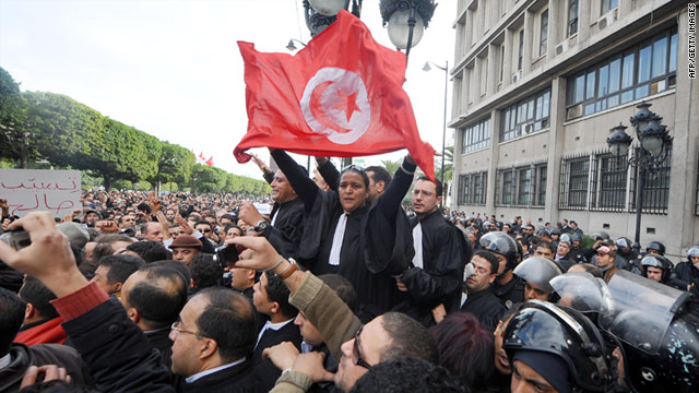 Tunisian Banned Group Calls for Uprising Anniversary Demo