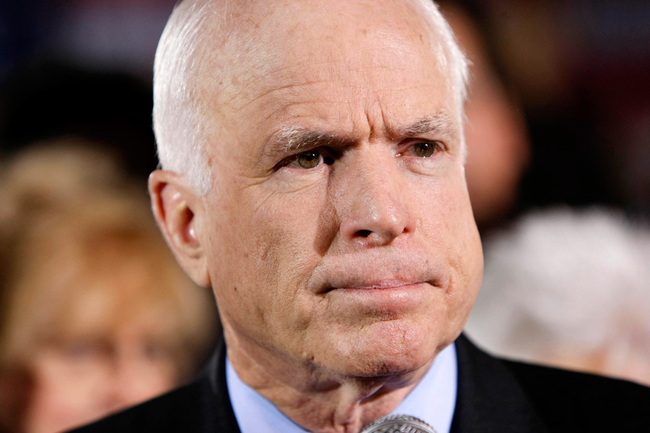 McCain: Assad Has Upper Hand, Prevailing on Battlefield
