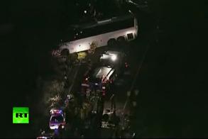 California Bus Crash Kills 8, 38 Injured Left