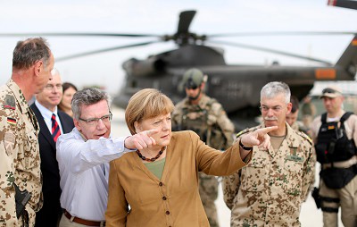 Merkel in Unannounced Visit to Afghanistan to Compensate Troops