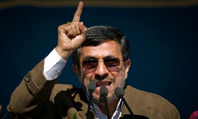 Iranian former president Mahmoud Ahmadinejad