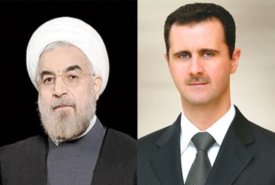 Rouhani to Assad: Syria Will Overcome Crisis with Aid of Benevolent Forces
