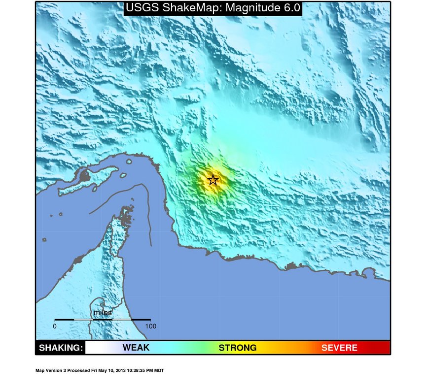 6.2 Magnitude Quake Hits Iran, Causes Damage, Leaves Injuries