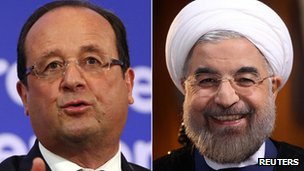 Sheikh Rouhani, Hollande to Meet at UN Tuesday