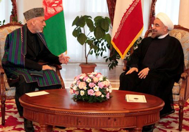 Afghanistan’s Karzai in Iran Visit for Security, Political Talks