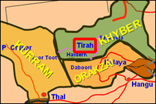 Pakistan: Tirah map