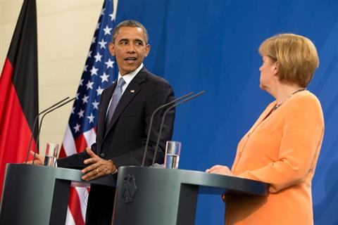 Merkel, Obama