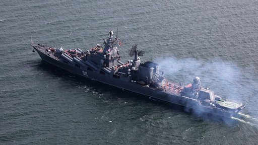 Russian  Missile Cruiser Variag Heads to Pacific