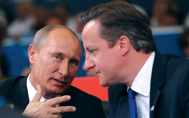 Putin, Cameron Discuss Ways to End Syria Crisis