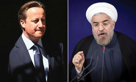 Cameron Makes First UK Call to Iranian President in over a Decade