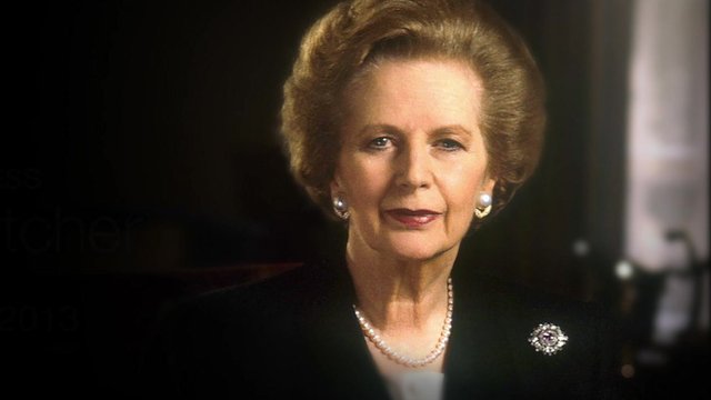 Ex UK Prime Minister Margaret Thatcher 