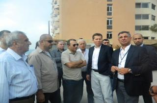 Bassil Inspects Ground Survey Work for Oil in Batroun