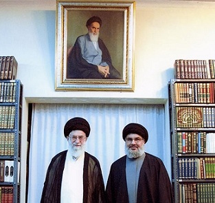 Special Picture for Imam Khamenei as He Meets Sayyed Nasrallah