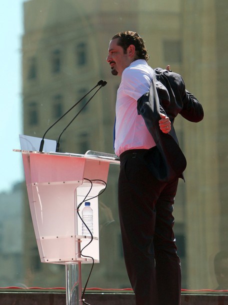 Saad Hariri and Jacket