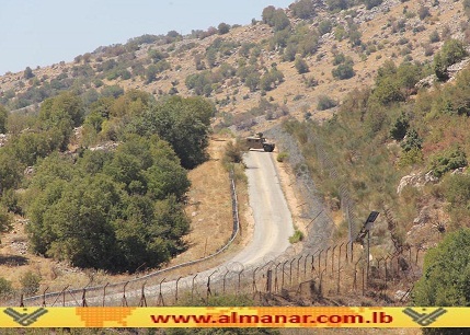 Lebanon: Zionist military vehicle at the Southern Lebanon