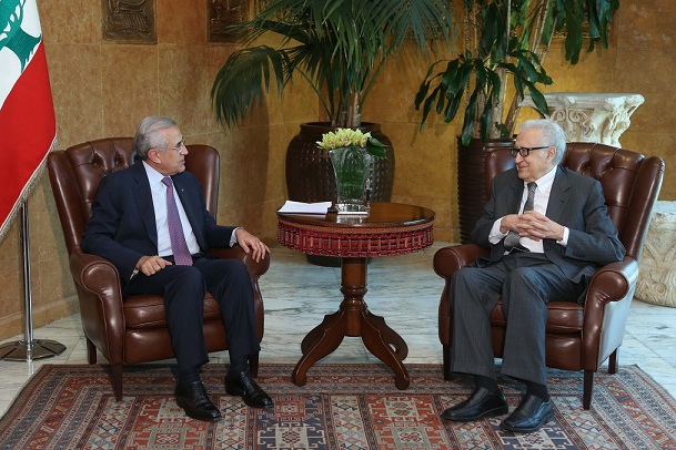 Brahimi Meets Lebanese Senior Officials