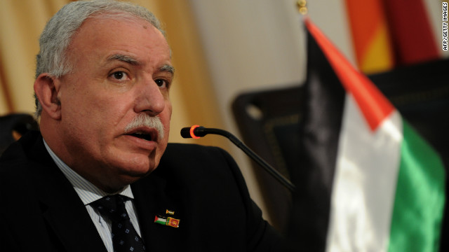 Palestinian Foreign Minister Riyad al-Malki