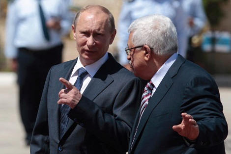 Abbas Tells Putin He Hopes for Peace Talks Later this Year
