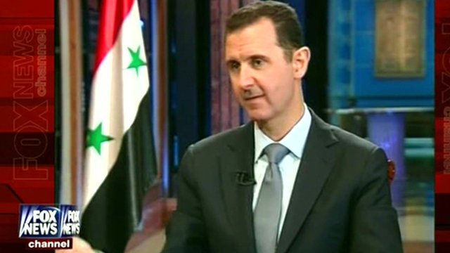 Assad: Syria Targeted by Qaeda, Chemical Weapons to be Disposed
