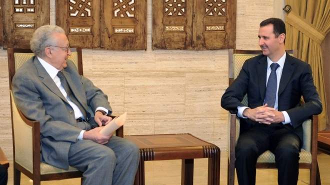 Assad Tells Brahimi Syrians Will Decide on Peace Talks