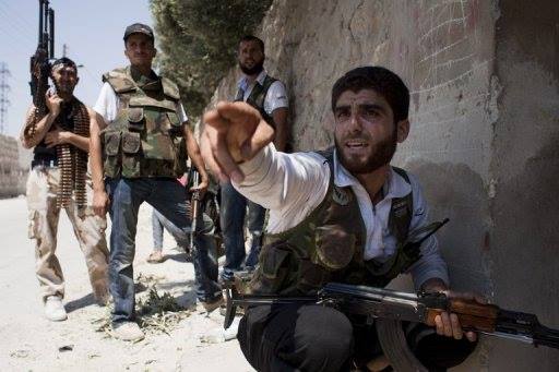 Syria opposition militiamen