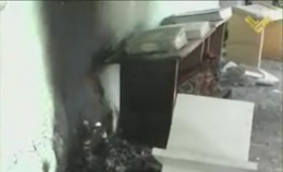 Al-Manar Camera at Mosques Militants Burned in Homs Countryside