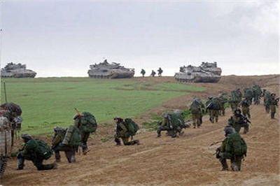 Zionist entity: maneuvers in Golan