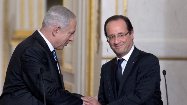 Netanyahu Urges France Not to Weaken on Iran 
