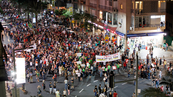 Mass Zionist Anti-Austerity Protests Reject Tax Hikes