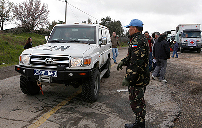 UN: Peacekeepers Shot at in Golan Heights
