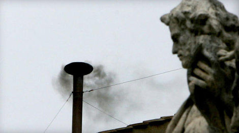 New Black Smoke Billows as World Awaits New Pope