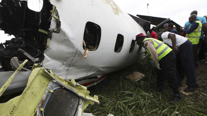 Charter Plane Crashes in Lagos: 14 people Killed
