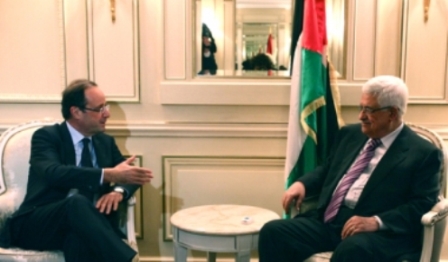 Hollande from Ramallah: Settlements Harmful to Peace Efforts
