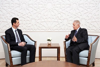 Assad to PA Chief Envoy: Palestine Remains Priority for Syria
