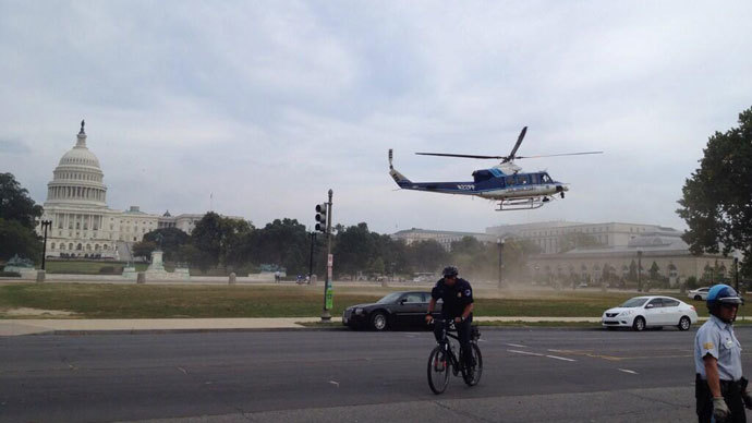 Lockdown in US as Shots Fired outside Capitol
