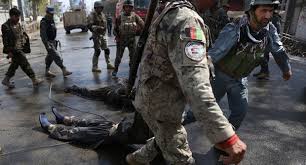 10 Afghan Police Killed in Taliban Suicide Attack
