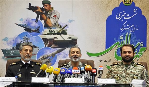 Iranian Armed Forces to Stage Massive Drills Later This Month