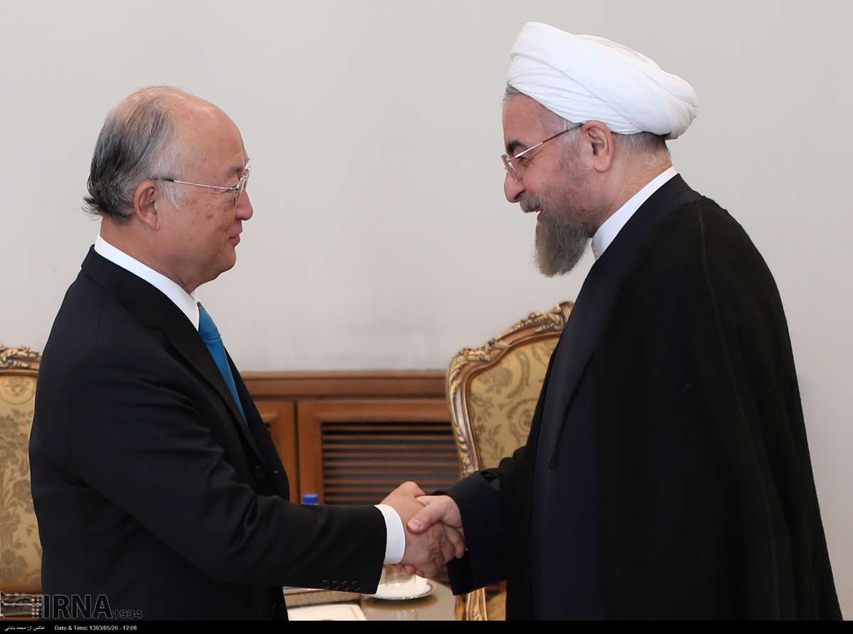 Rouhani, Amano Tackle Iran Nuclear Program