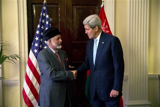 Kerry, Omani FM in Unexpected 2nd Meeting in Two Days