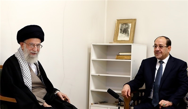 Imam Khamenei Praises Maliki: You Prevent Instability in Iraq