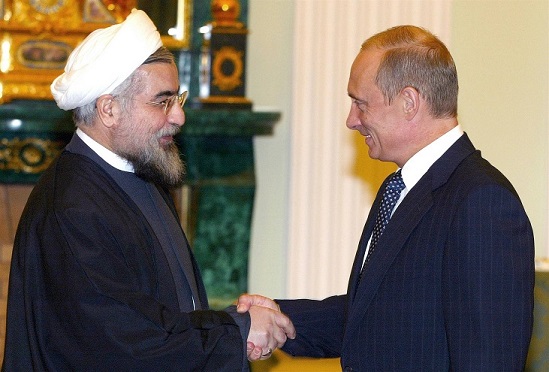 What did Putin say to Rouhani in a historic phone call?