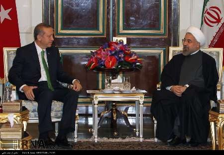 Rouhani Receives Erdoğan in Saadabad Palace