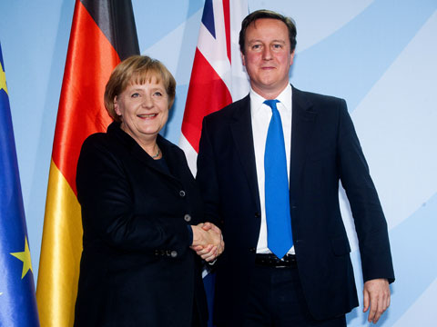 Cameron, Merkel Agree to Take Further Measures against Russia